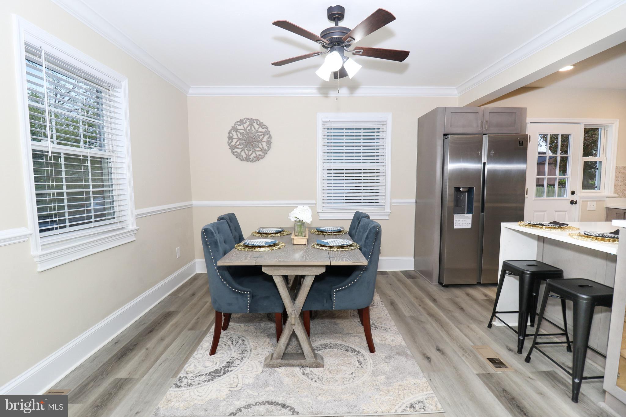 306 Lanark Way Silver Spring, MD 20901 - Photo 8 of 47 Wainscoting in Dinning Room