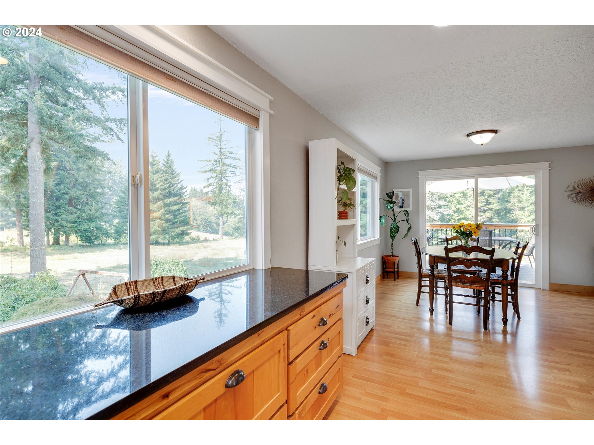 8431 Southeast Groce Road Corbett, OR 97019 - Photo 11 of 37 a living room with furniture and a large window