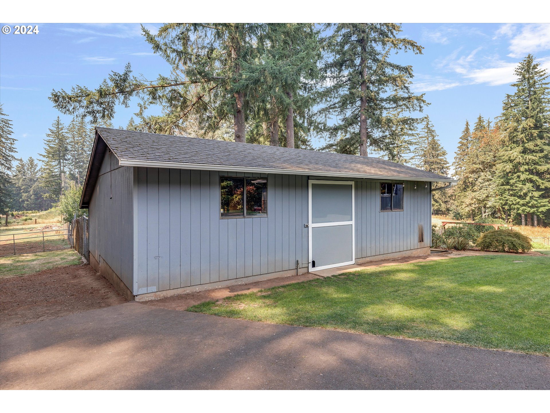 8431 Southeast Groce Road Corbett, OR 97019 - Photo 24 of 37 a view of a backyard