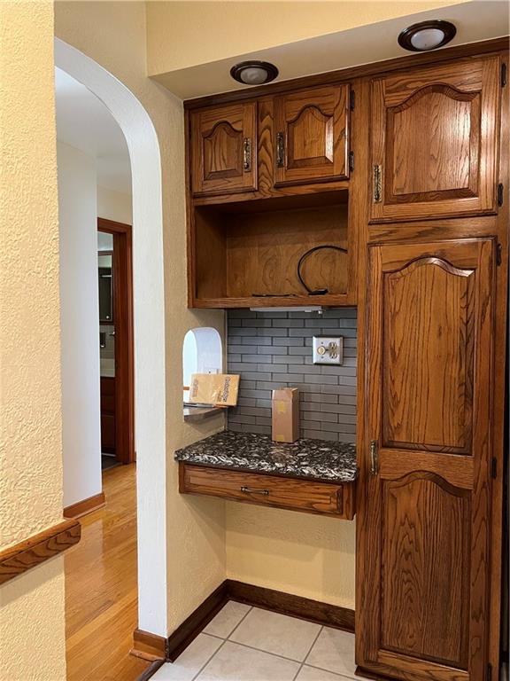 233 Reed Street Lower Burrell, PA 15068 - Photo 5 of 40 Pantry desk area in kitchen w/recessed lights.
