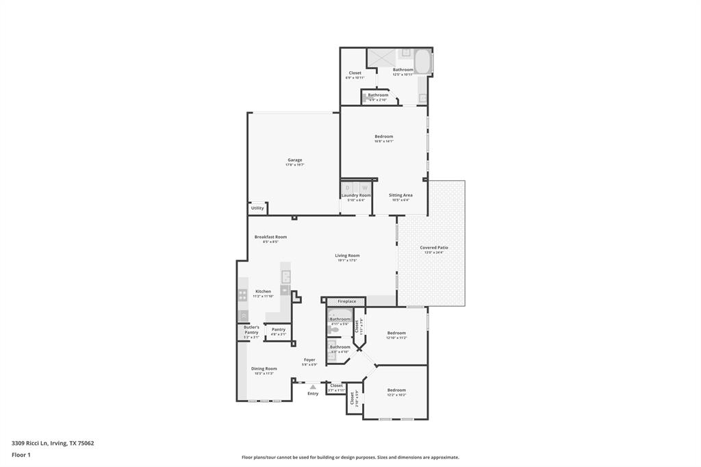 3309 Ricci Lane Irving, TX 75062 - Photo 36 of 36 View of property floor plan