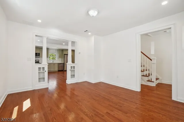 wooden floor in an empty room