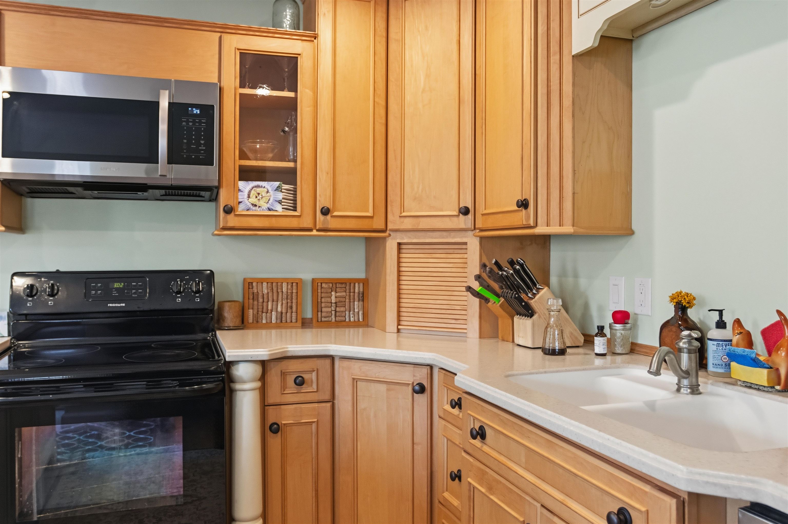1001 Highway 47 Rio Grande, NJ 08242 - Photo 12 of 37 a kitchen with stainless steel appliances granite countertop a stove and a microwave