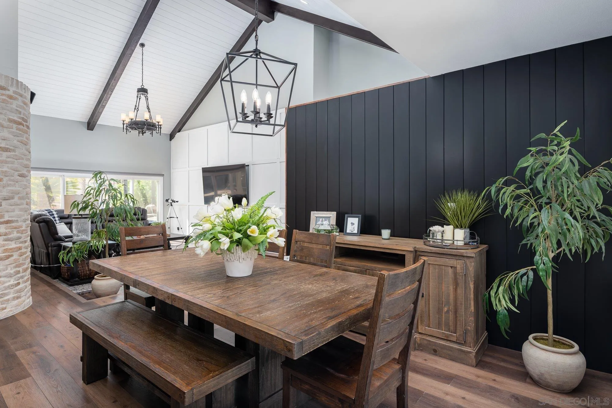 14298 Ipava Drive Poway, CA 92064 - Photo 12 of 74 a view of a dining room with furniture window and wooden floor