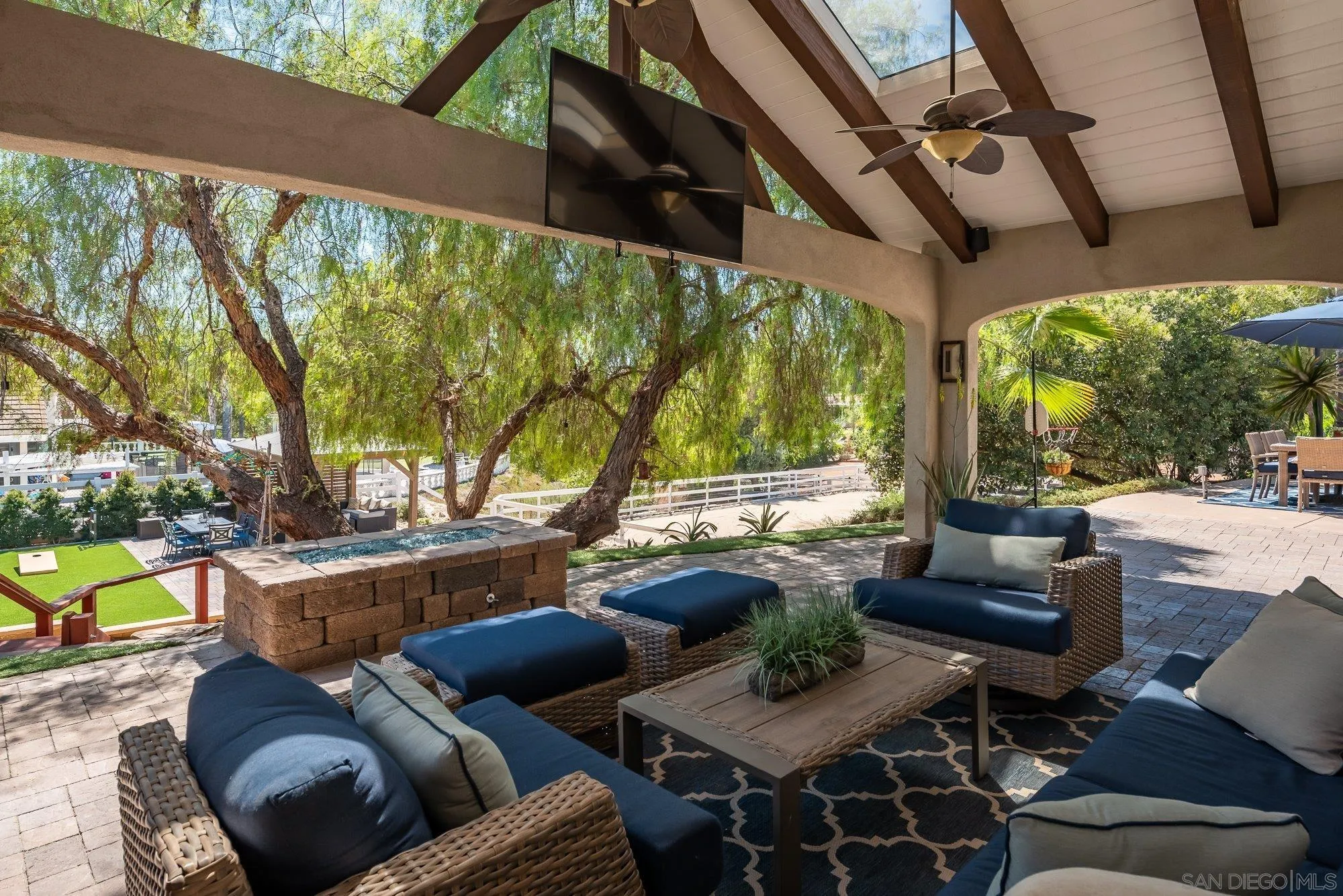 14298 Ipava Drive Poway, CA 92064 - Photo 44 of 74 a outdoor living space with patio furniture and garden view