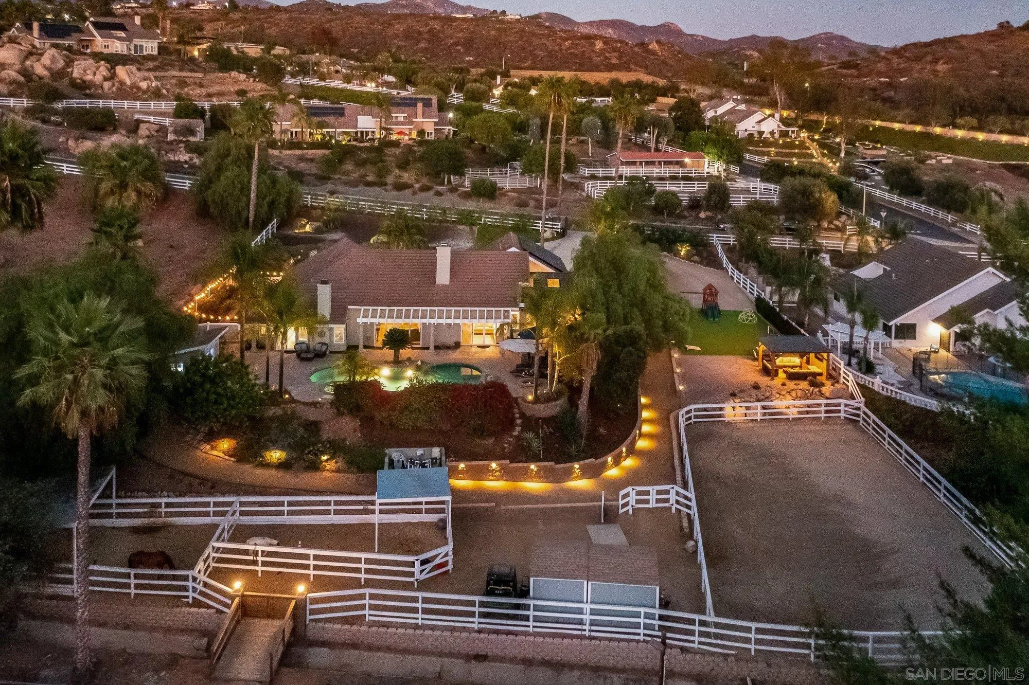 14298 Ipava Drive Poway, CA 92064 - Photo 68 of 74 an aerial view of residential houses with outdoor space