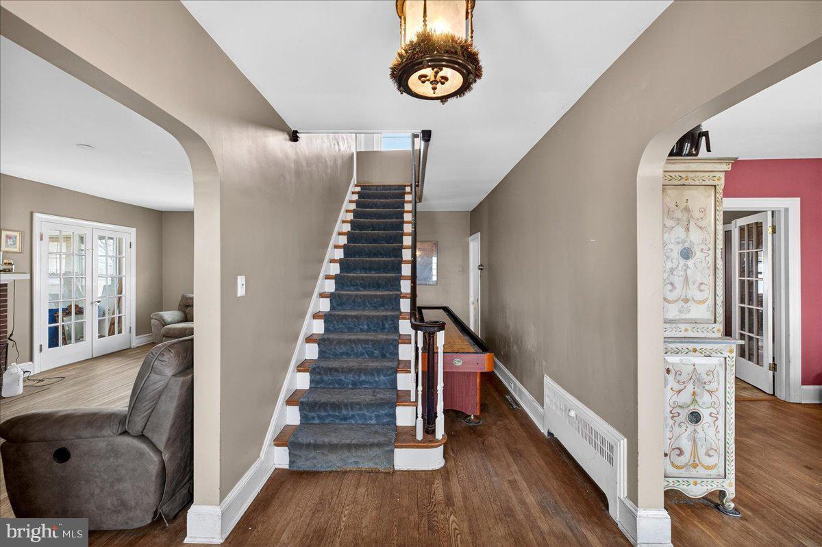 32076 Gordy Road Laurel, DE 19956 - Photo 17 of 26 a view of entryway and hall with wooden floor