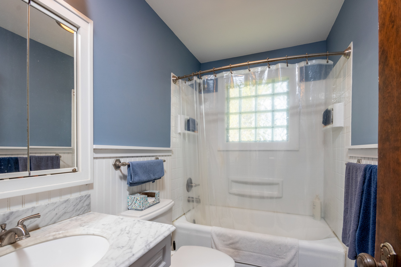 42W671 Jericho Road Sugar Grove, IL 60554 - Photo 24 of 31 a bathroom with a granite countertop sink toilet and shower