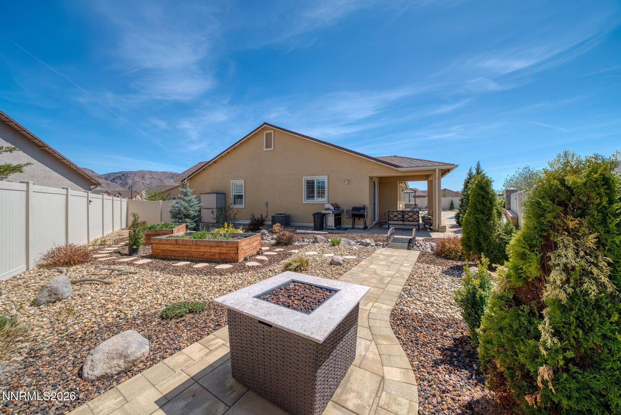 9615 Declan Drive Reno, NV 89521 - Photo 41 of 52 44 Side Yard Fire Pit