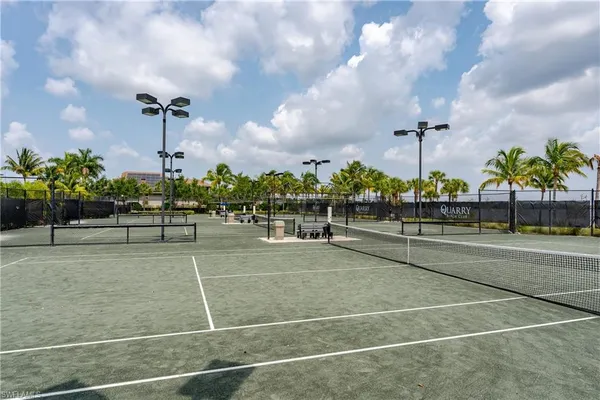a view of a tennis court