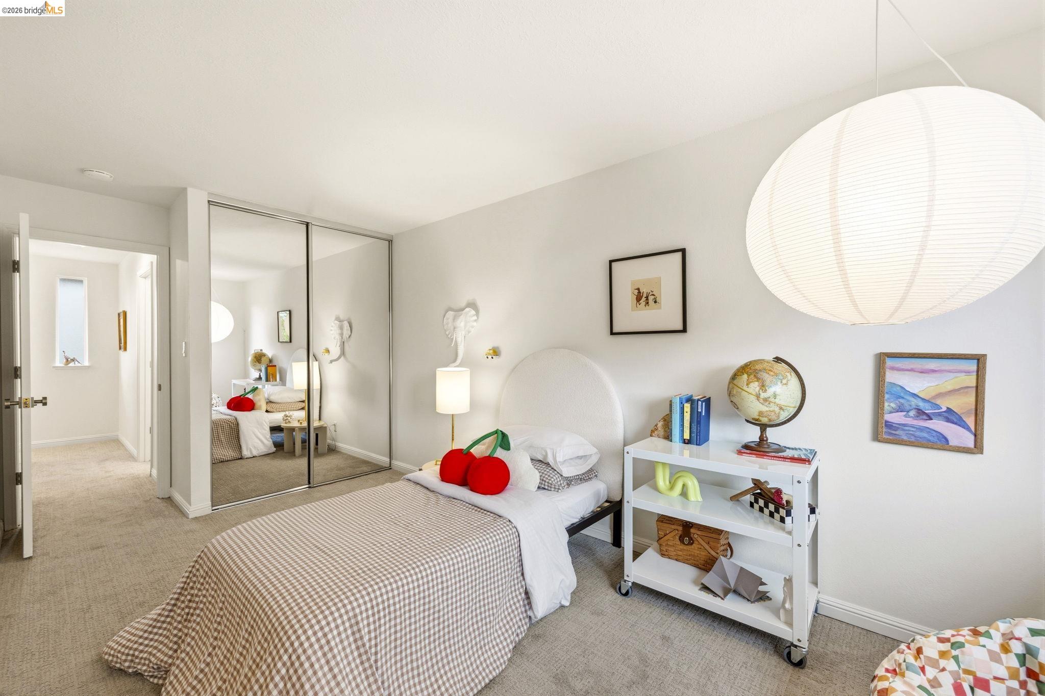 20111 West Ridge Court, Unit 13 Castro Valley, CA 94546 - Photo 29 of 50 Bedroom featuring light colored carpet and a closet