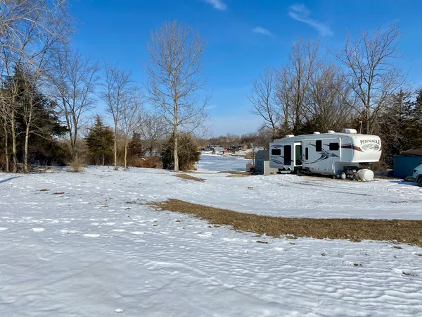 a view of road with trees