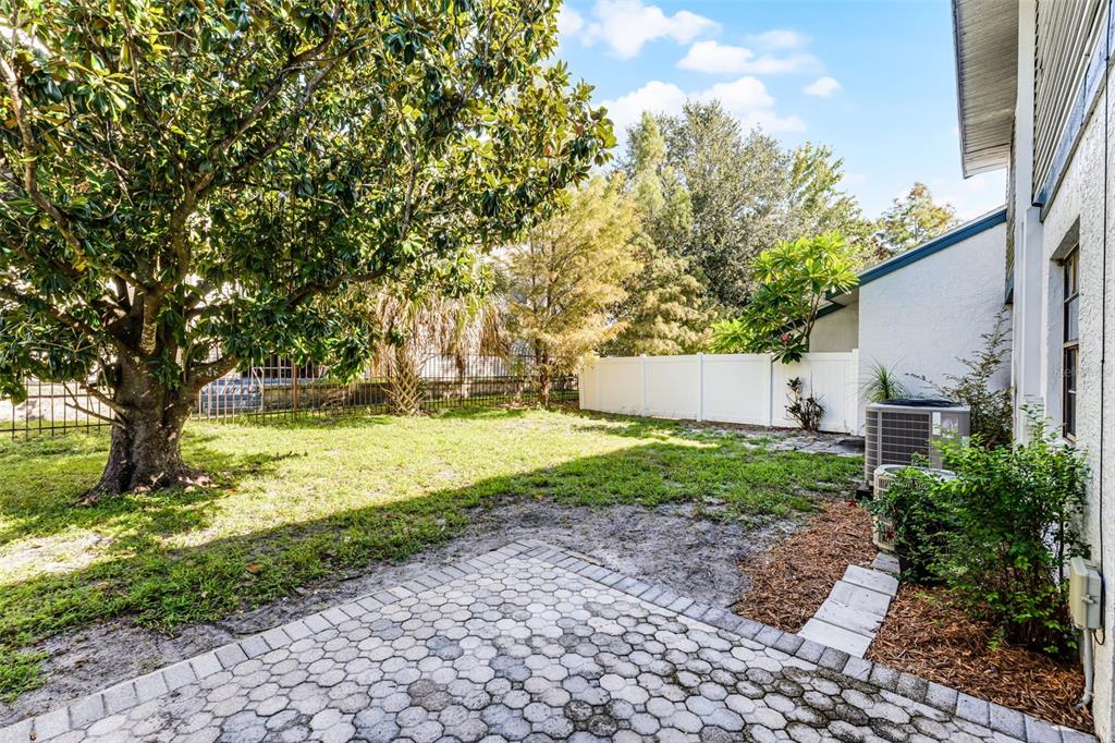 2722 Graduate Court Orlando, FL 32826 - Photo 24 of 33 a view of backyard with large trees