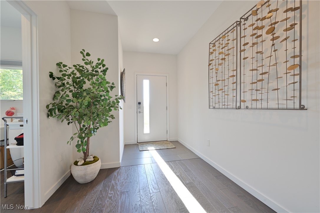 18875 Riversouth Terrace, Unit 35 Cleveland, OH 44126 - Photo 3 of 37 Foyer featuring wood finished floors and recessed lighting