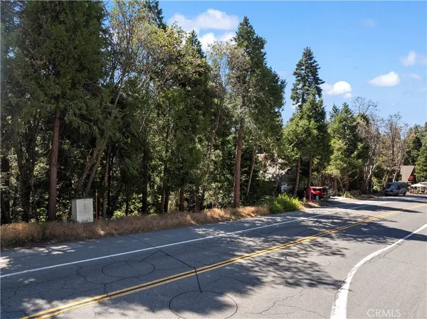 a view of street with trees