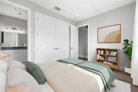a view of an empty room