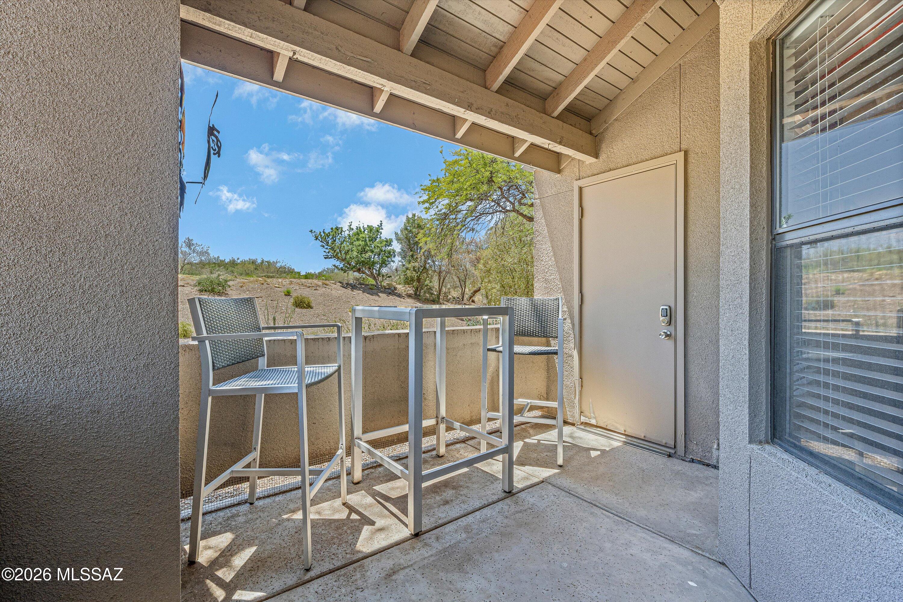 5855 North Kolb Road, Unit 4106 Tucson, AZ 85750 - Photo 4 of 30 Rear Patio with Storage Room