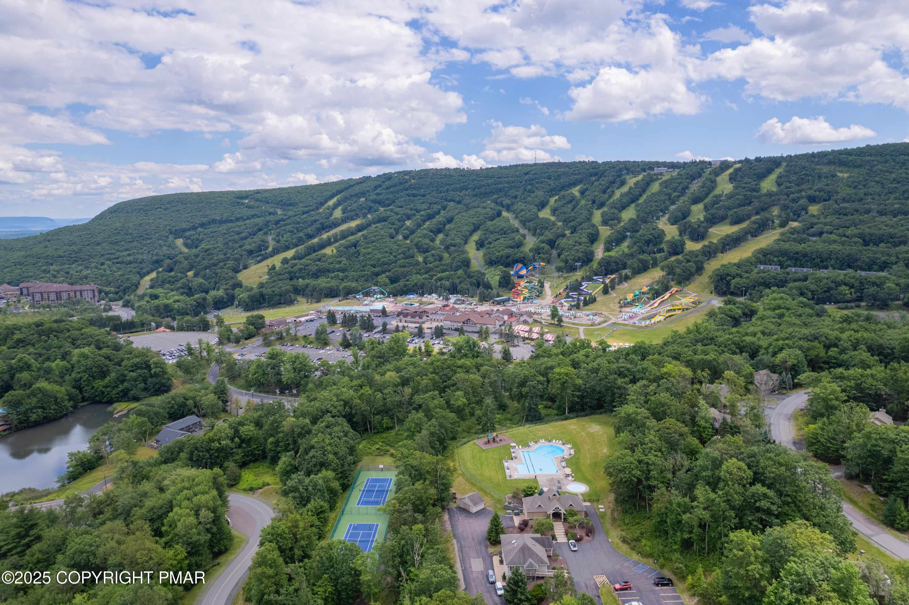 182 Upper Village Way Tannersville, PA 18372 - Photo 44 of 67 an aerial view of a houses with outdoor space
