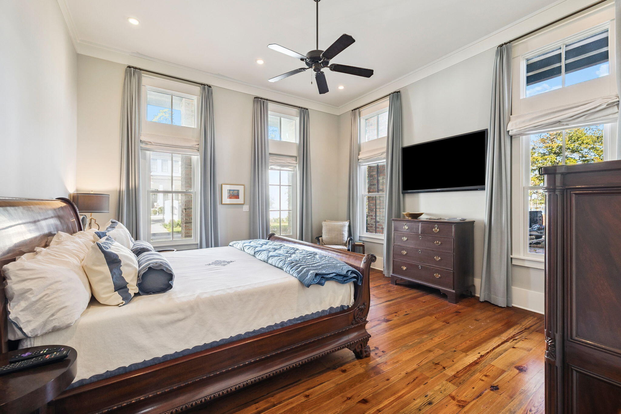 69 Bennett Santa Rosa Beach, FL 32459 - Photo 28 of 58 a bedroom with a bed and a flat screen tv