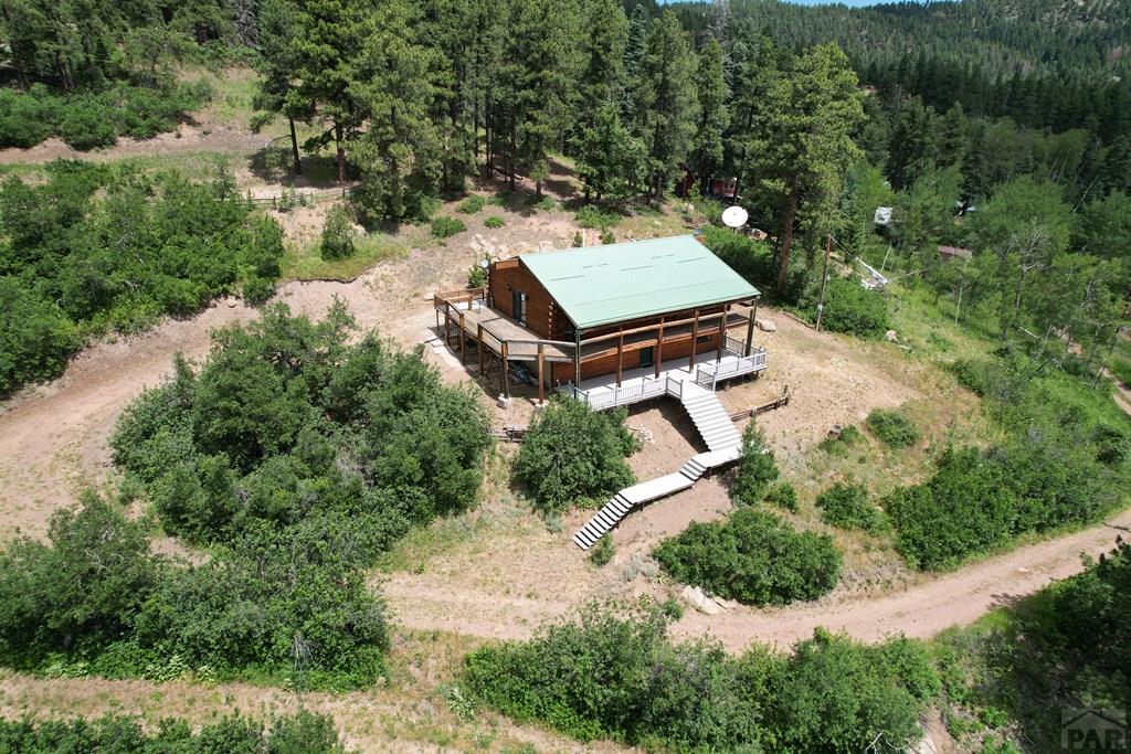 105 St Charles Avenue Rye, CO 81069 - Photo 32 of 35 an aerial view of a house with a yard