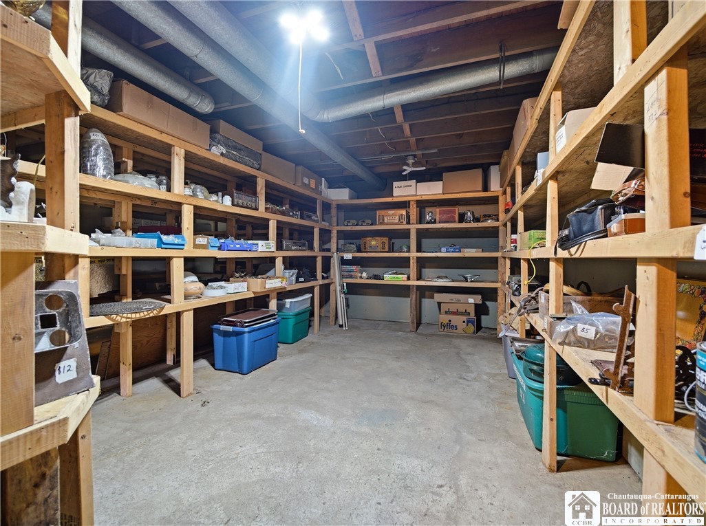 4671 Pickard Road Dewittville, NY 14728 - Photo 34 of 41 Custom built storage shelves.