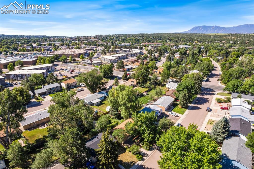 3709 Anemone Circle Colorado Springs, CO 80918 - Photo 7 of 32 an aerial view of residential houses with outdoor space