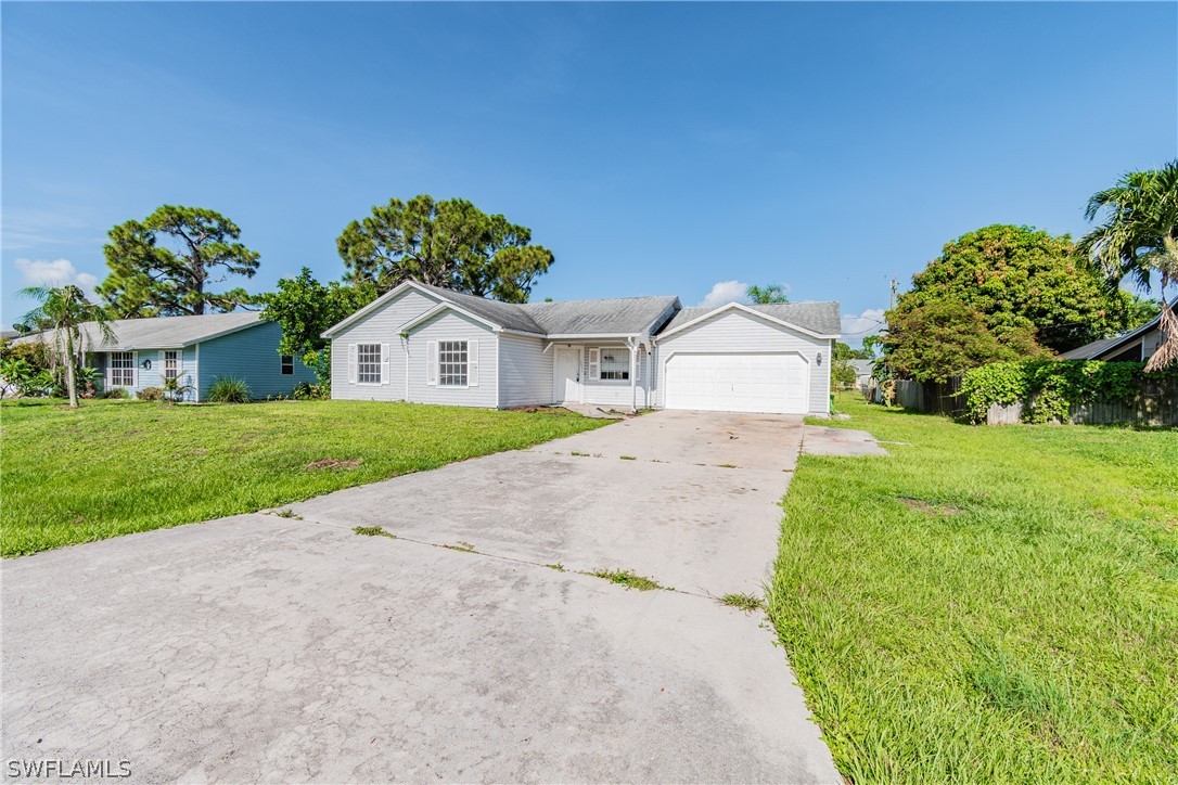 a house with a yard