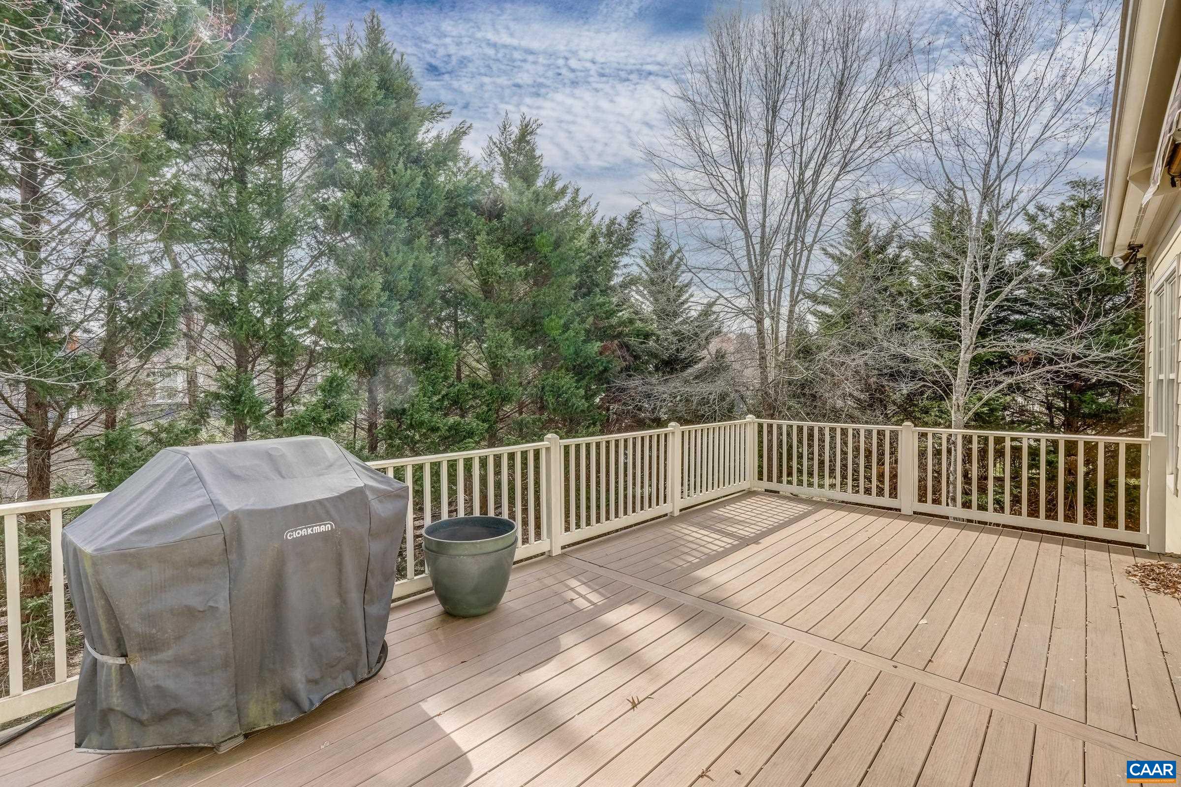 3434 Darby Road Keswick, VA 22947 - Photo 39 of 45 a view of balcony with wooden floor and fence