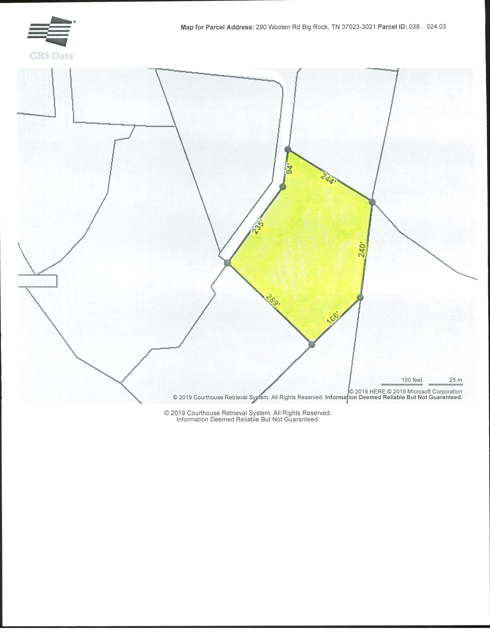 290 Wooten Road Big Rock, TN 37023 - Photo 21 of 21 PLAT