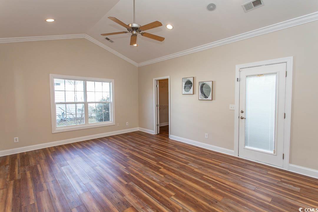 202 Sugar Mill Loop Myrtle Beach, SC 29588 - Photo 23 of 39 Unfurnished bedroom with high vaulted ceiling, cei