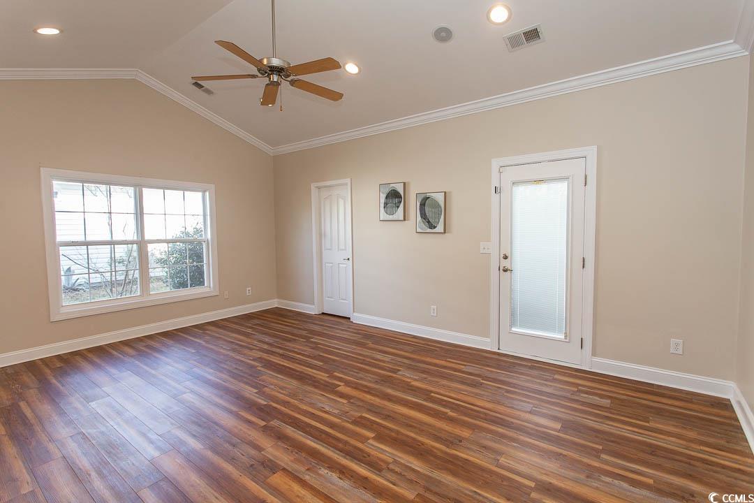 202 Sugar Mill Loop Myrtle Beach, SC 29588 - Photo 24 of 39 Unfurnished room featuring ornamental molding, dar