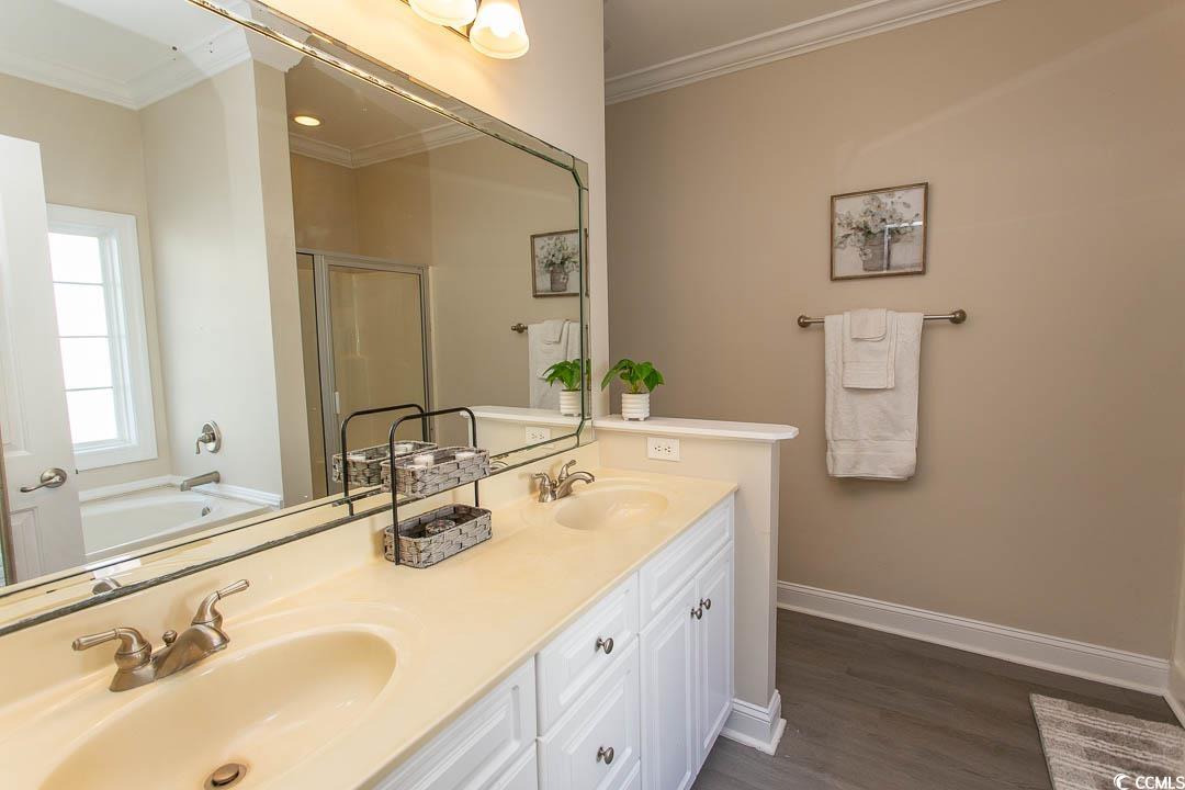 202 Sugar Mill Loop Myrtle Beach, SC 29588 - Photo 28 of 39 Spare room featuring ceiling fan, crown molding, a