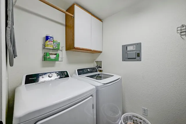 a room with storage and utility