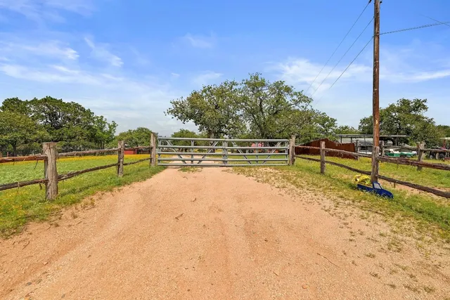 a view of outside space with a lake view