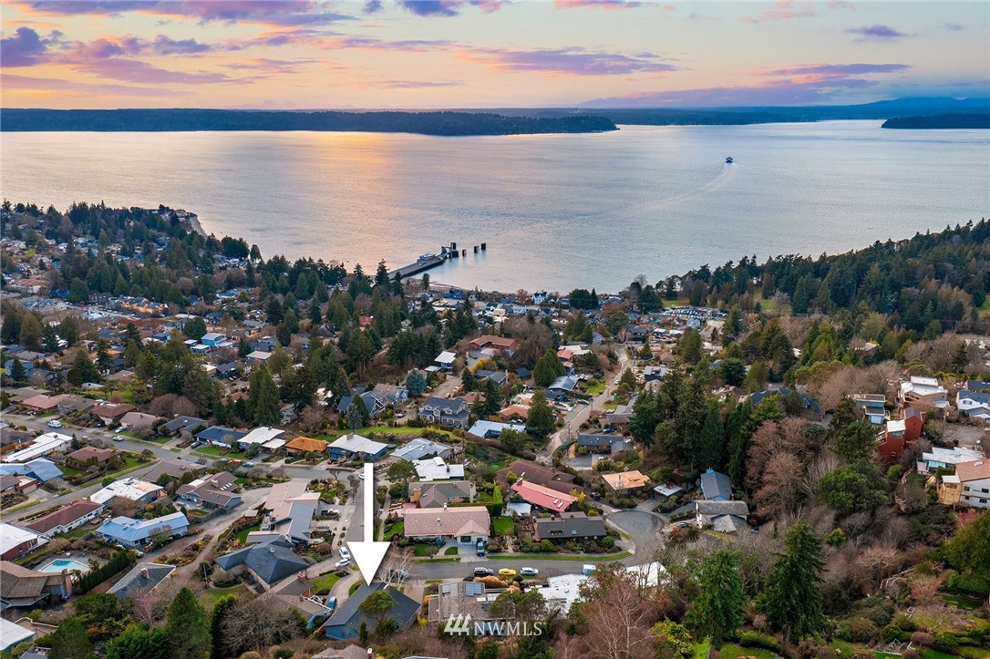 8560 Fauntlee Crest Southwest Seattle, WA 98136 - Photo 29 of 30 a view of lake and ocean