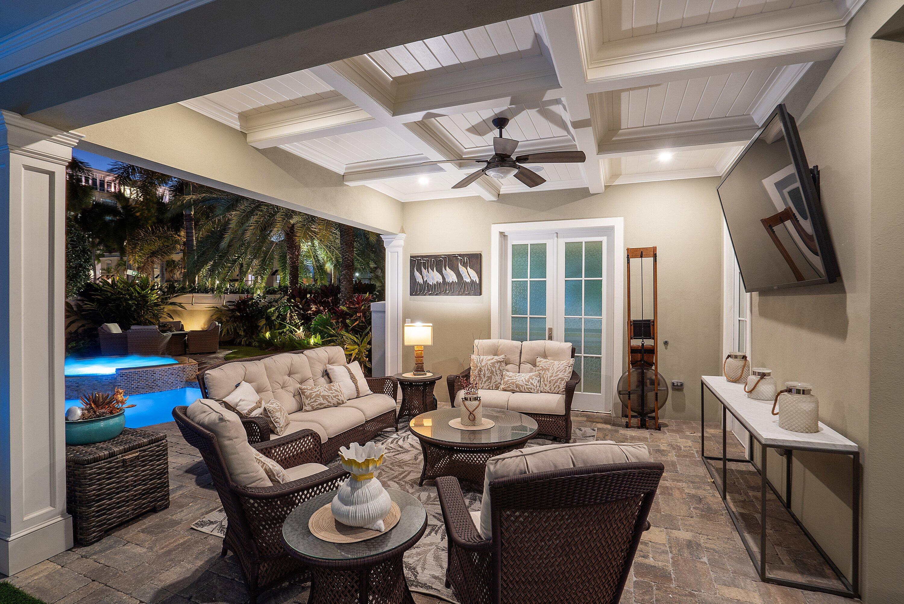 201 Northeast 3rd Court Boca Raton, FL 33432 - Photo 79 of 84 a living room with furniture and a large window
