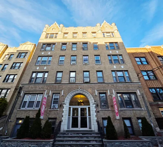 a view of building with a lot of windows