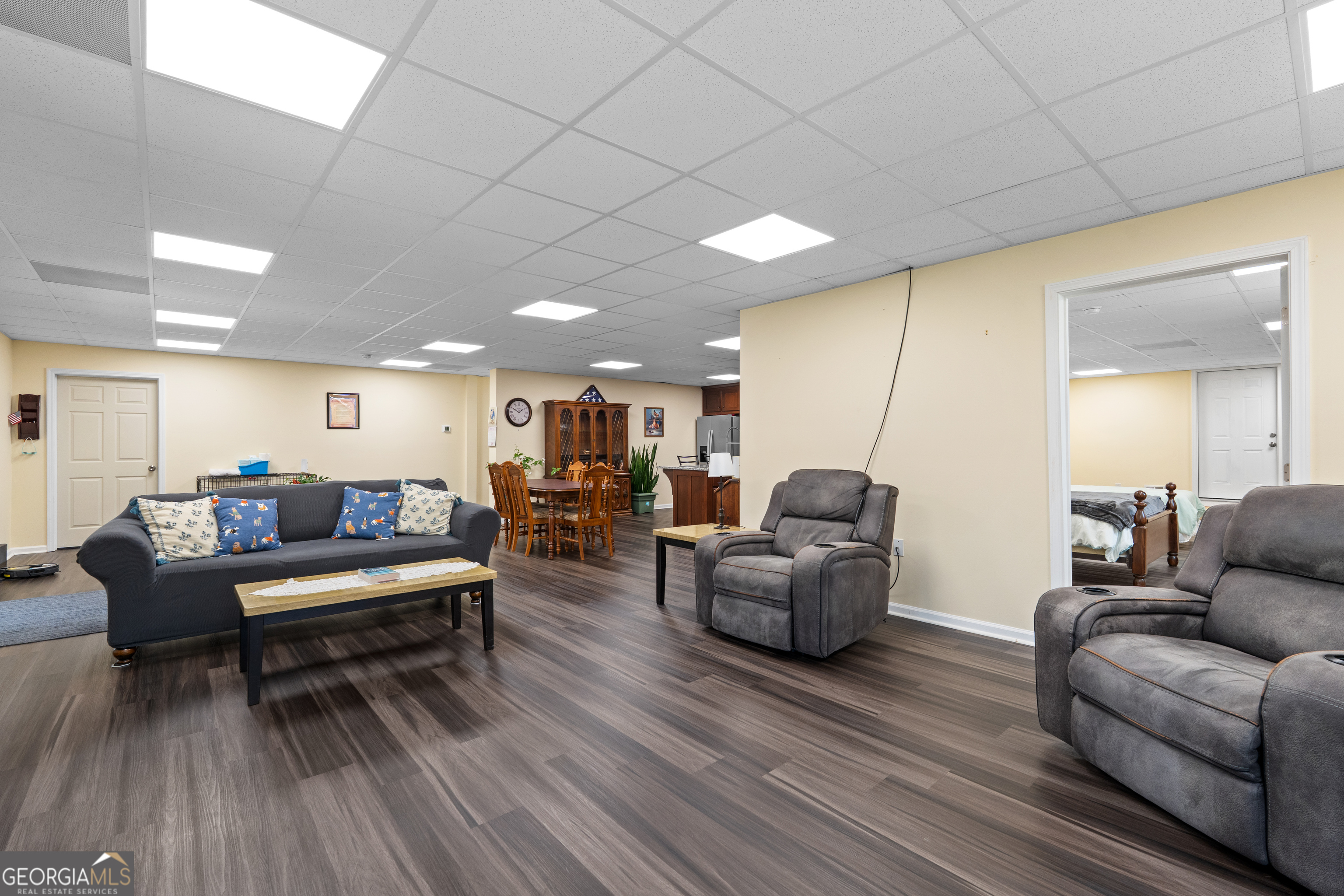 733 Cherry Road Franklin, GA 30217 - Photo 57 of 88 a living room with furniture and a wooden floor