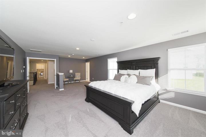 10431 Windlass Run Road Baltimore, MD 21220 - Photo 16 of 30 a spacious bedroom with a large bed and a large window