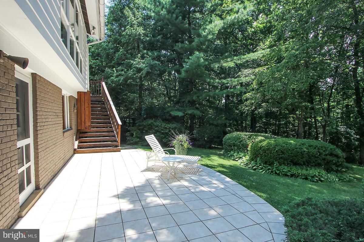 6508 East Halbert Road Bethesda, MD 20817 - Photo 25 of 30 Private Patio w/forest view!