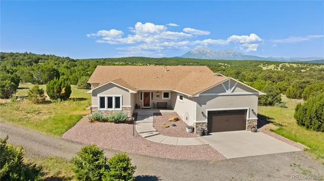 front view of house with a yard