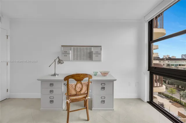 a view of a livingroom with furniture