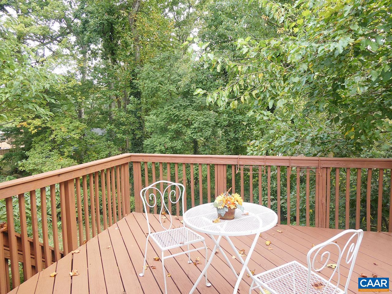 613 Shamrock Road Charlottesville, VA 22903 - Photo 10 of 42 a view of balcony with wooden floor and fence