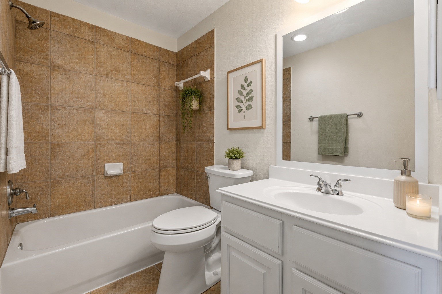 2716 Silverstone Way Conroe, TX 77304 - Photo 17 of 27 Full bath upstairs serves secondary bedroom #1