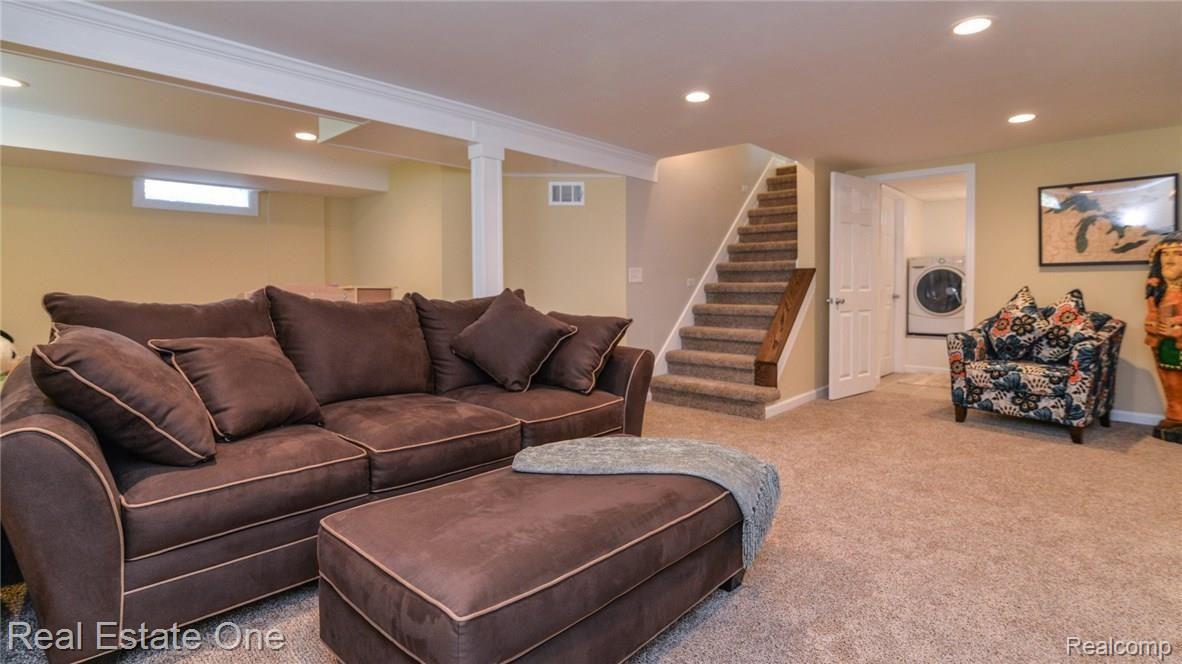 141 Riddle Street Howell, MI 48843 - Photo 26 of 46 Awesome finished lower level!