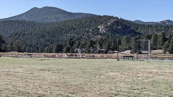 a view of swimming pool with a yard