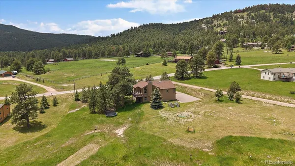 a view of a lake with a mountain