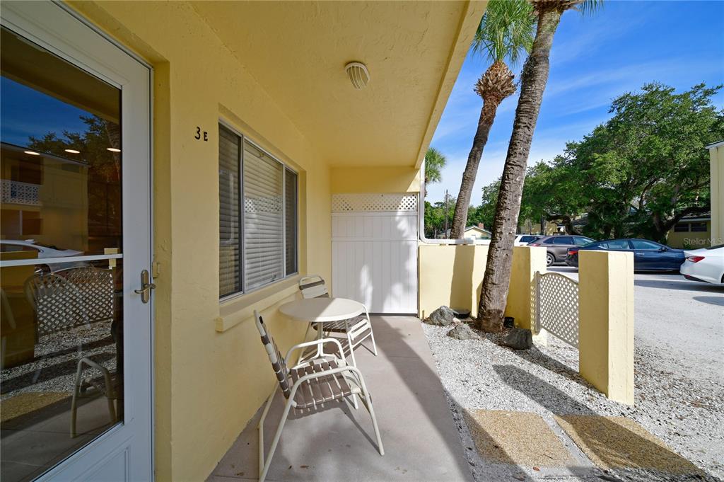 5955 Midnight Pass Road, Unit 3E Sarasota, FL 34242 - Photo 11 of 13 Front lanai