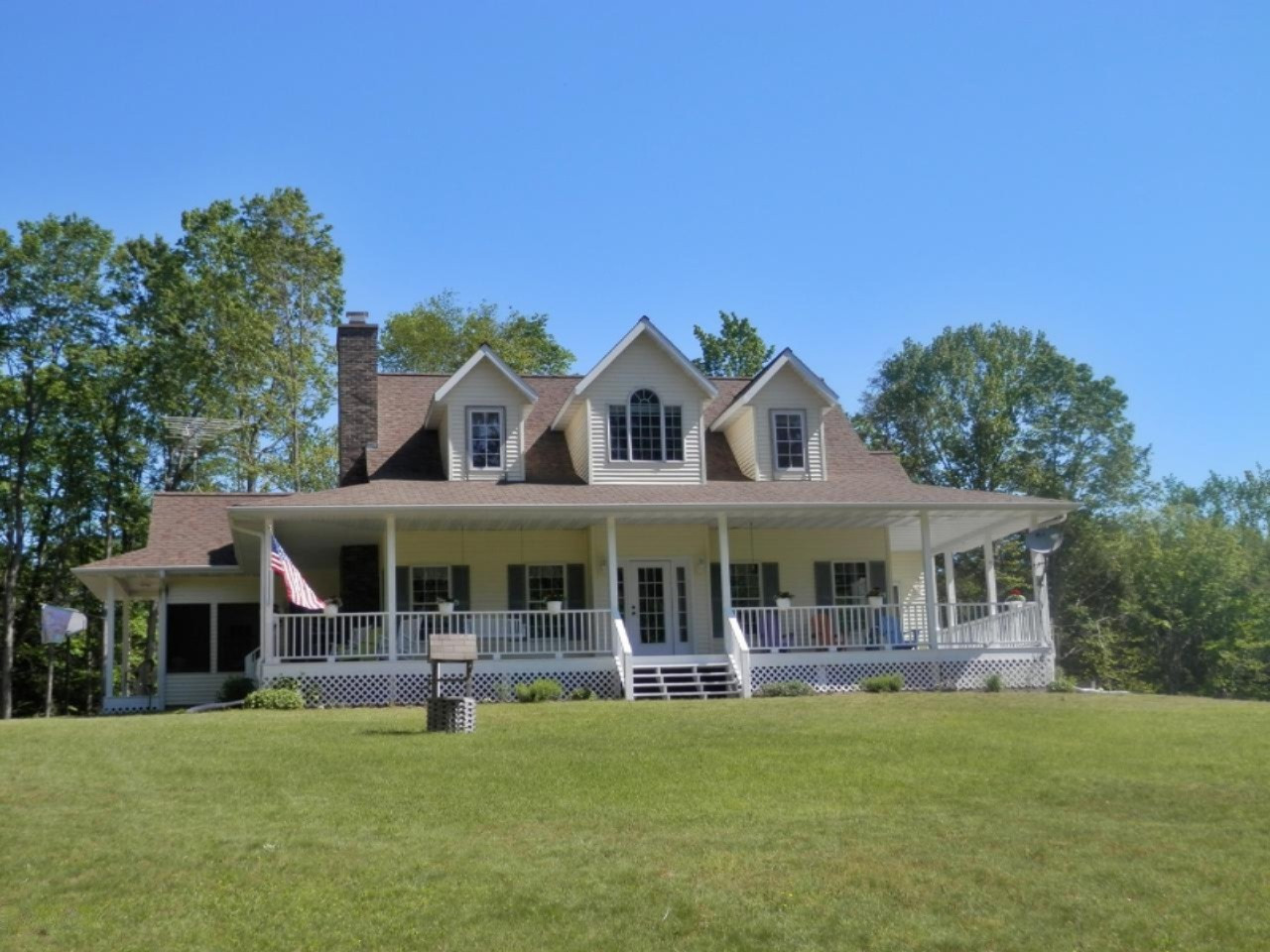 Impressive and welcoming front view