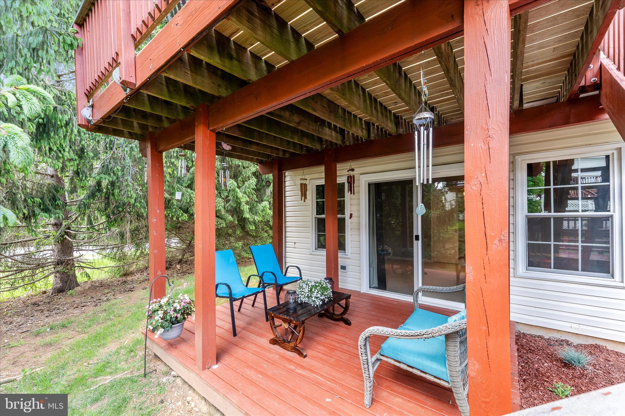 123 Jason's Ridge Smithsburg, MD 21783 - Photo 45 of 57 a view of outdoor space yard deck patio and swimming pool